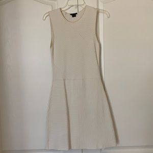 Theory Ribbed Knit Flare Dress